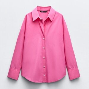 Zara Basic Poplin Shirt Size xs, fits s as well